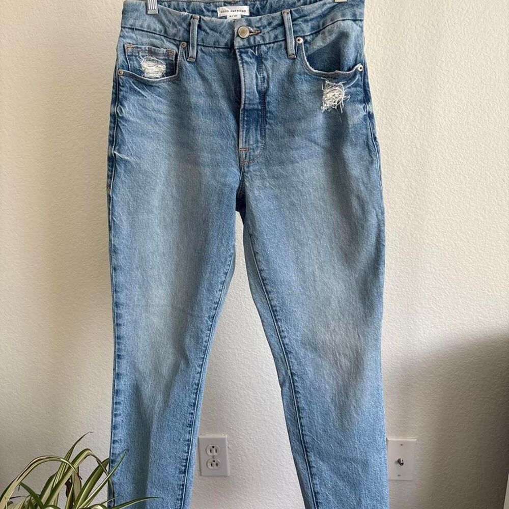 Good-american Women's Blue Jeans